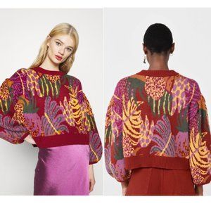Farm Rio Graphic Jungle Sweater Worn once